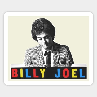 Billy Joel / Retro Style Fan Design Sticker